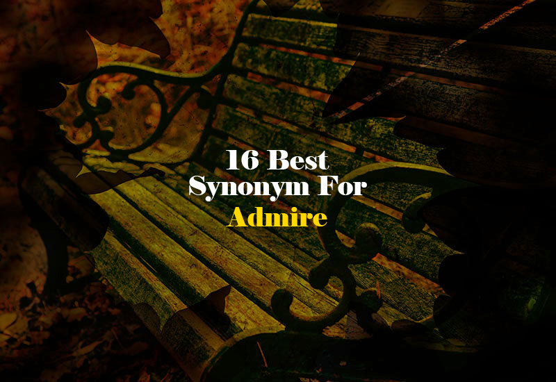 Synonym for Admire