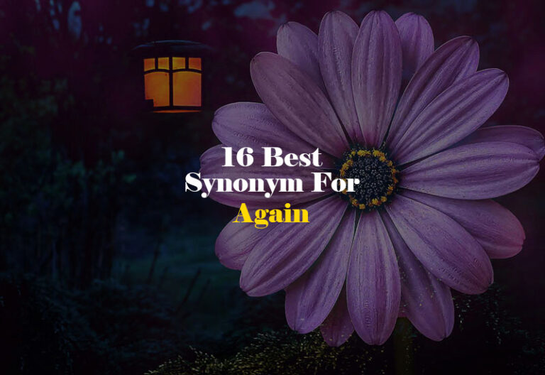 Synonym for Again