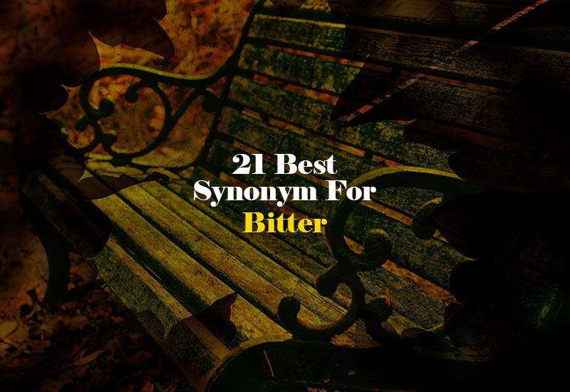 Synonym for Bitter