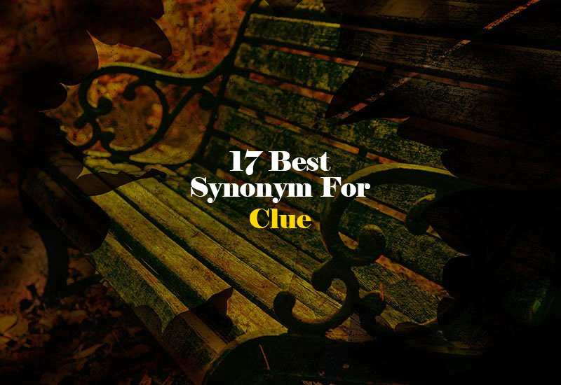 Synonym for Clue
