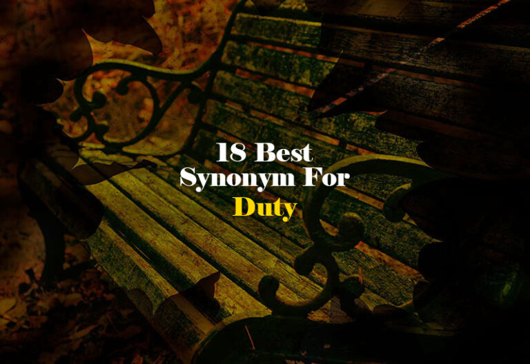 Synonym for Duty