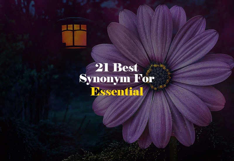 Synonym for Essential