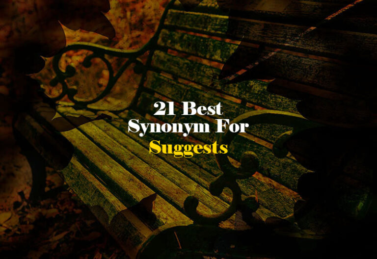 Synonym for Suggests