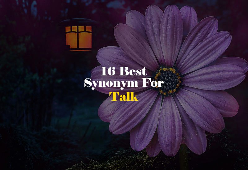 Synonym for Talk