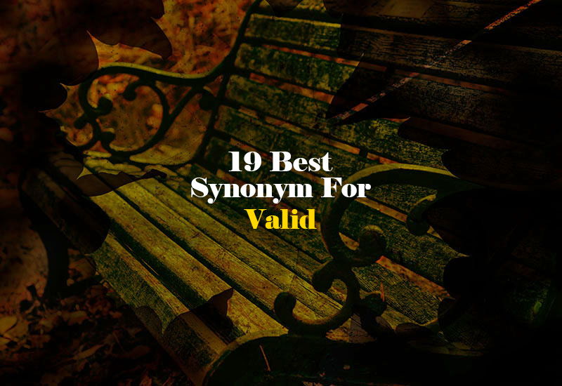 Synonym for Valid